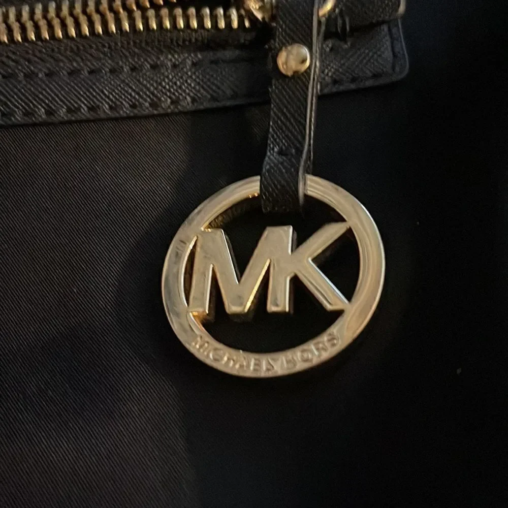 Michael Kors Teal Kempton Nylon Tote - Picture 9 of 10